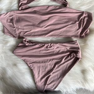 Taupe Naked Wardrobe Swimsuit